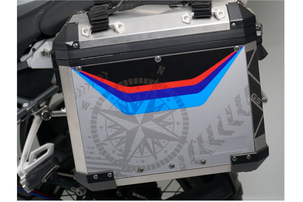 PUIG 20227N Stickerset für BMW passend fuer BMW R1200GS ADVENTURE Schwarz