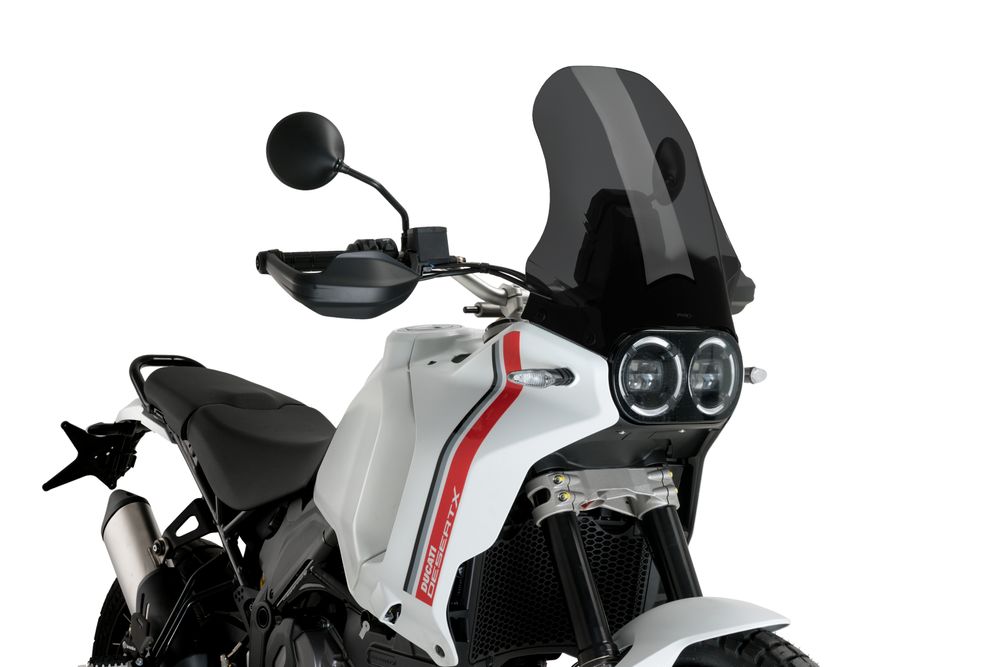 PUIG 21437F Tourenscheibe passend fuer DUCATI DESERT X Stark getönt