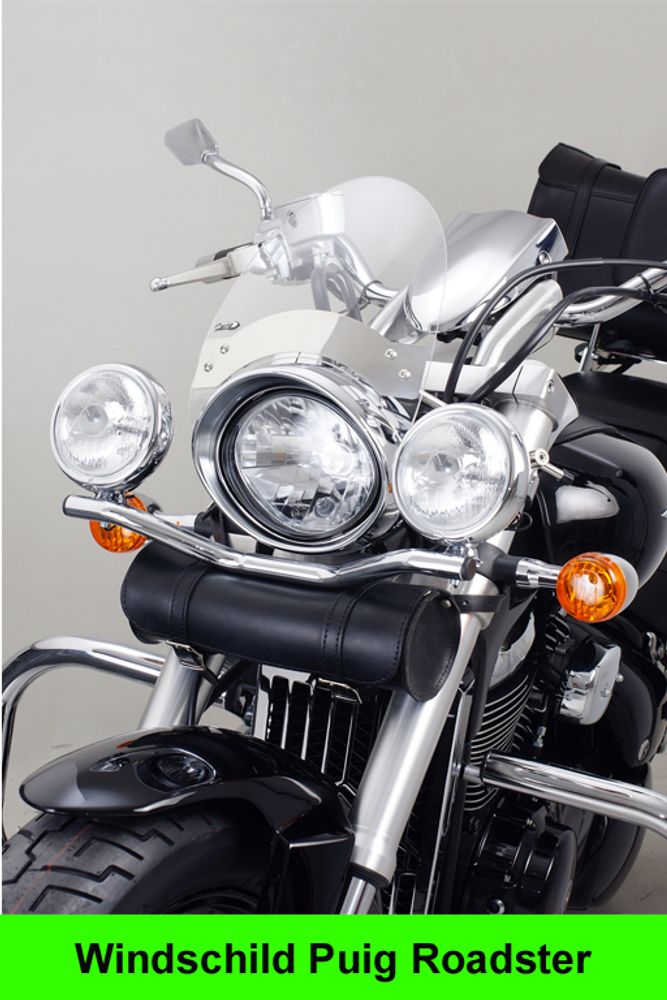 PUIG 0444W Roadster passend fuer SUZUKI VL125 INTRUDER Transparent