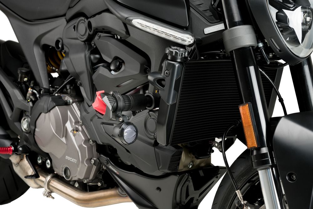 PUIG 20716N Sturzpads R19 passend fuer DUCATI MONSTER 937 Schwarz