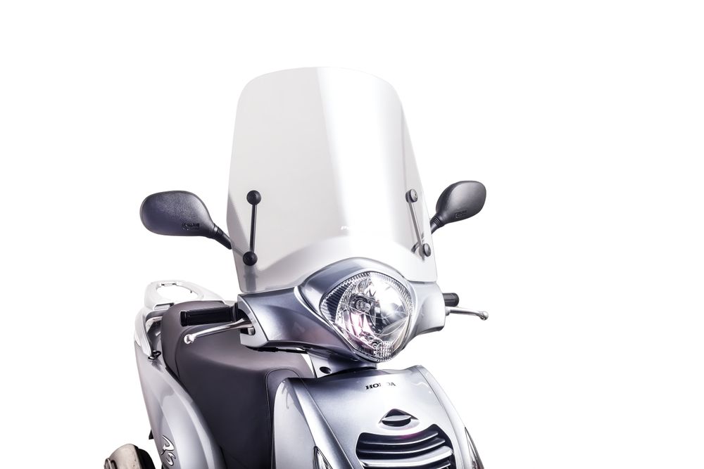 PUIG 4323W Rollerscheibe T.S. passend fuer HONDA PASSION 125i PES125 Transparent