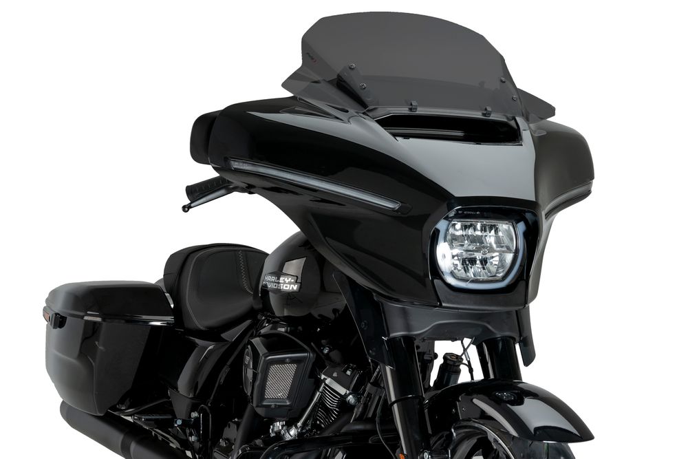 PUIG 22110F High-Road Touring passend fuer HARLEY DAVIDSON STREET GLIDE FLHX Stark getönt