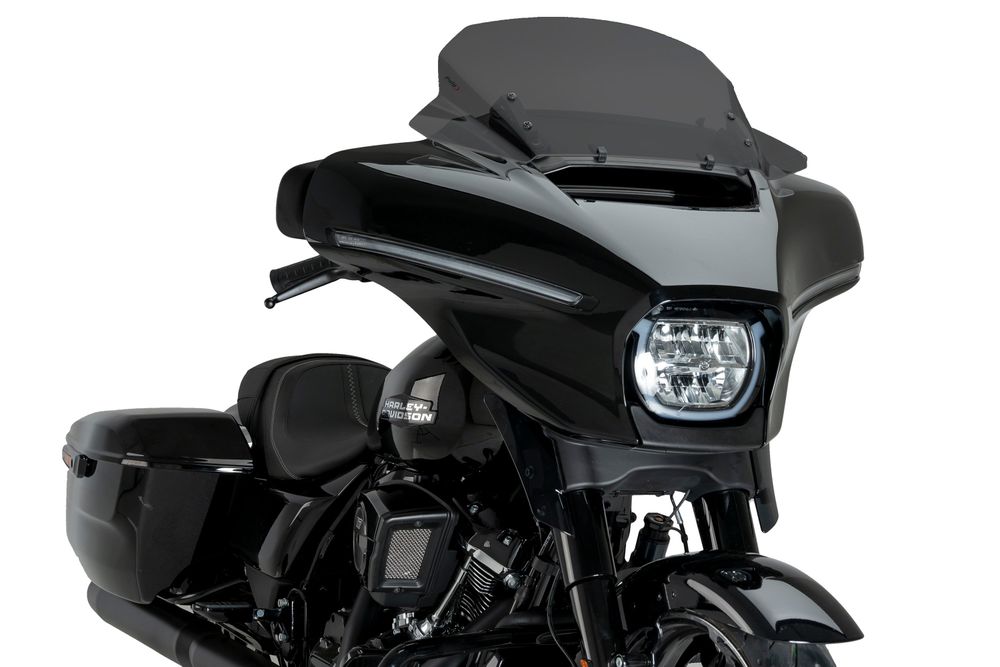 PUIG 22110F High-Road Touring passend fuer HARLEY DAVIDSON STREET GLIDE FLHX Stark getönt