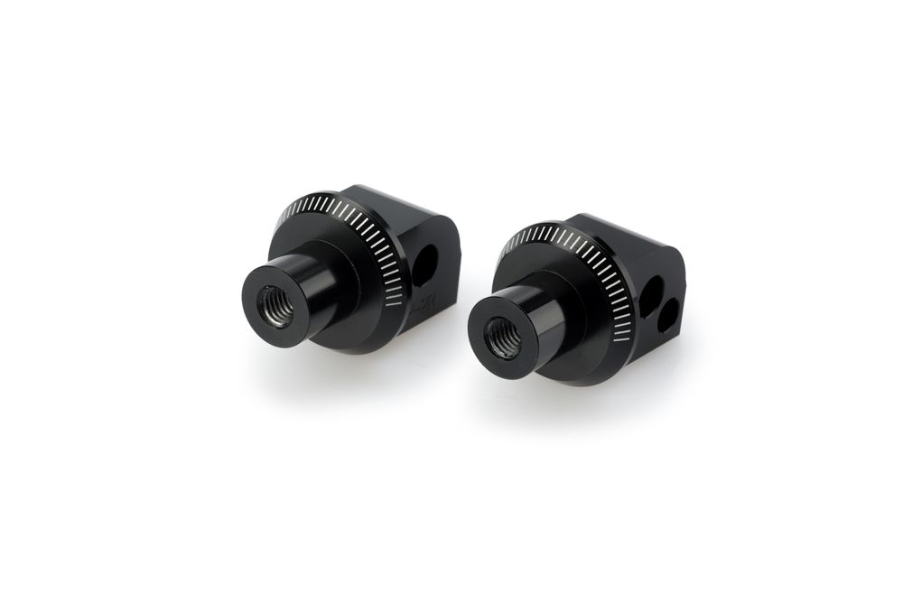 PUIG 7233N Vintage Fußrasten passend fuer APRILIA CAPONORD 1200 Schwarz