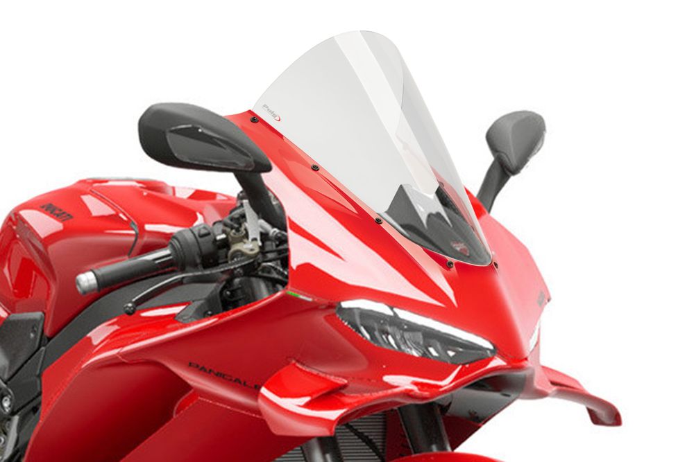 PUIG 22333W R-Racer Scheibe passend fuer DUCATI PANIGALE V4 Transparent