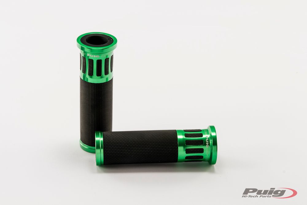 PUIG 8188V Racing Griffe passend fuer KAWASAKI KLE500 Grün