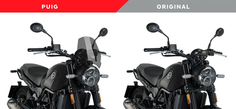 PUIG 9747H New Generation Sport passend fuer BENELLI LEONCINO 500 Getönt
