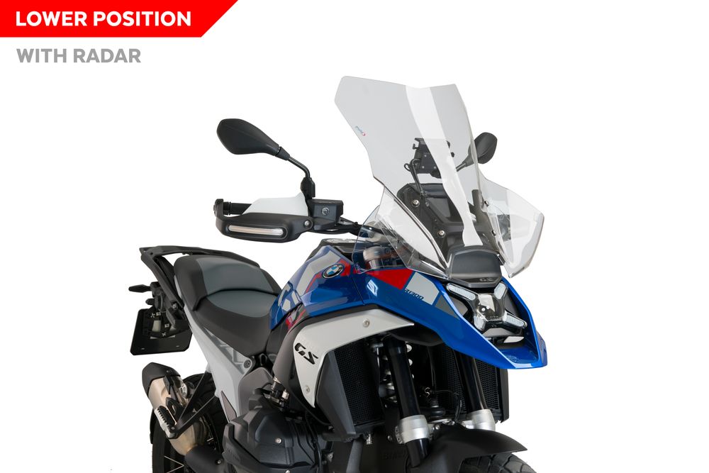 PUIG 21795W Tourenscheibe Plus passend fuer BMW R1300GS Transparent