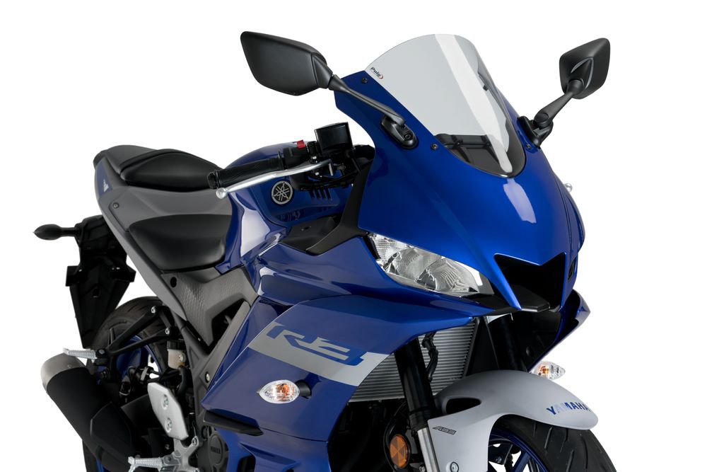 PUIG 3737W R-Racer Scheibe passend fuer YAMAHA YZF-R3 Transparent
