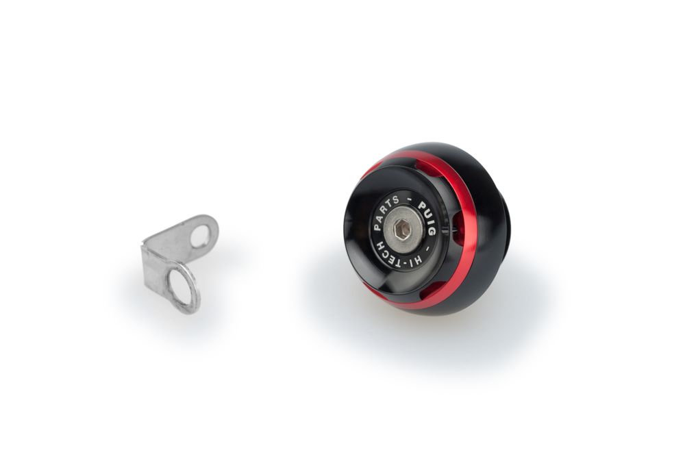 PUIG 20339R Motorölablassschraube TRACK passend fuer SUZUKI GSX-R750 Rot