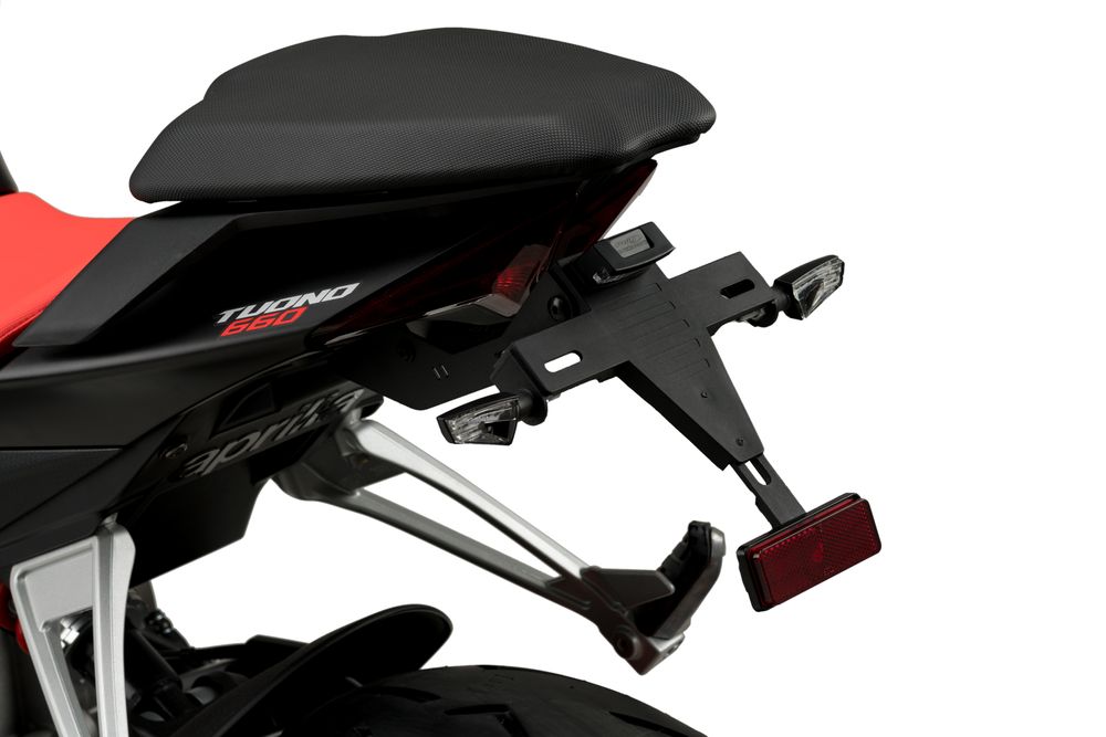 PUIG 20605N Kennzeichenhalters passend fuer APRILIA RS 660 Schwarz