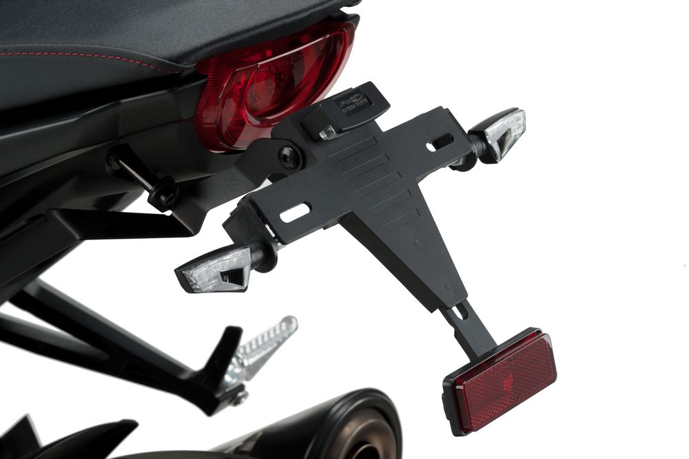 PUIG 9786N Kennzeichenhalters passend fuer HONDA CB1000R NEO SPORTS CAFE Schwarz