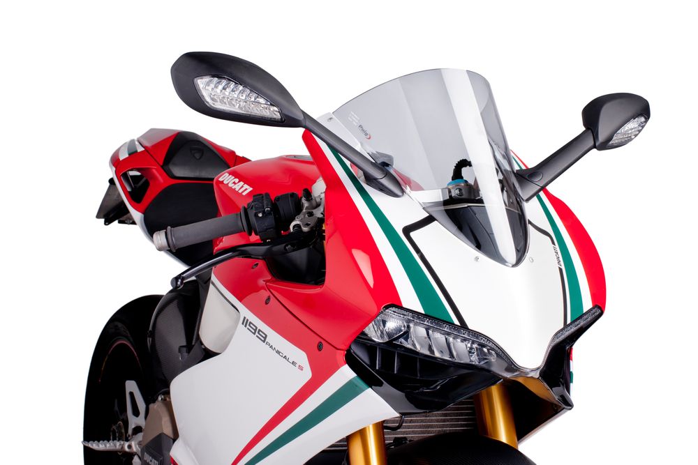 PUIG 5990W R-Racer Scheibe passend fuer DUCATI 1199 PANIGALE Transparent