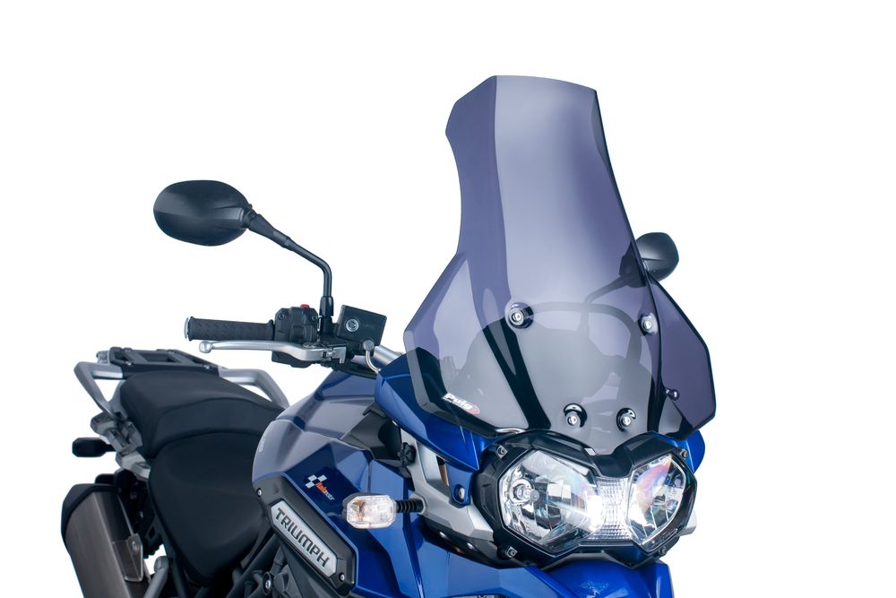 PUIG 6000F Tourenscheibe passend fuer TRIUMPH TIGER EXPLORER Stark getönt