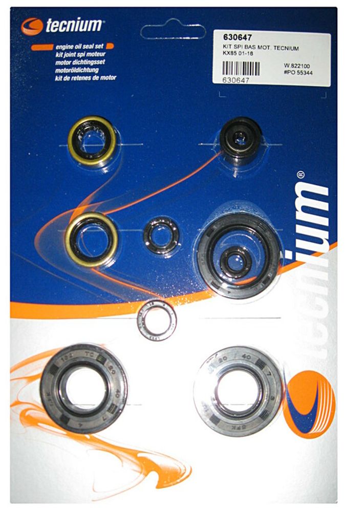 SP 1016046 TECNIUM Satz Motor-Simmerringe passend fuer KAWASAKI KX 80