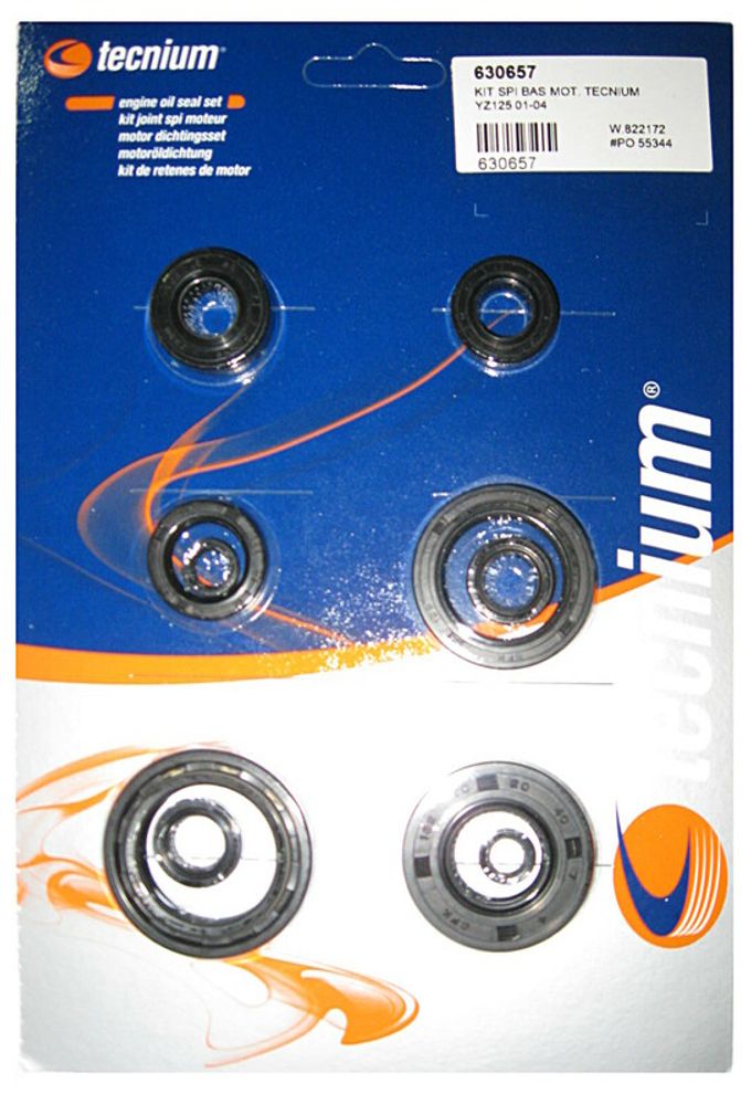 SP 1016054 TECNIUM Satz Motor-Simmerringe passend fuer YAMAHA YZ 125