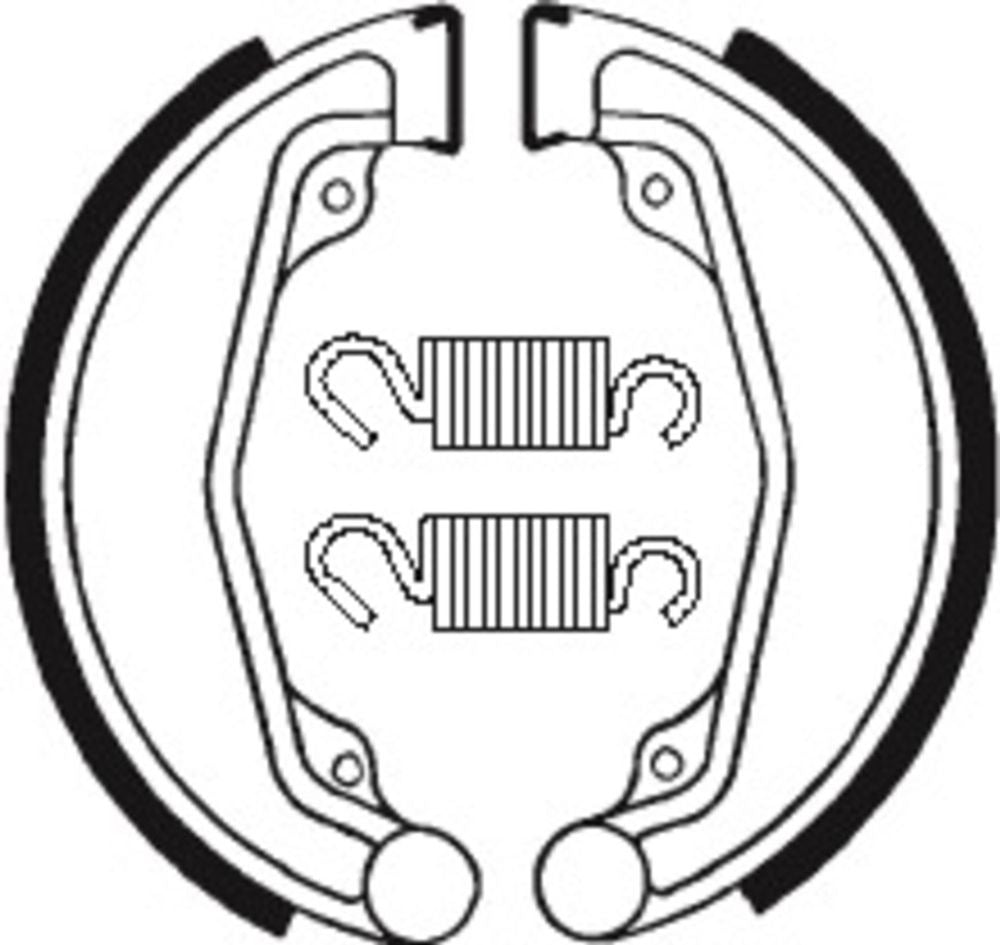 SP 1022208 TECNIUM Street/ATV Organische Bremsb passend fuer HONDA XL 250 S