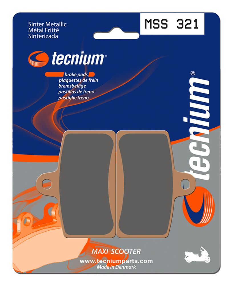 SP 1023212 TECNIUM Maxi Scooter Sintermetall Br passend fuer APRILIA RS4 50