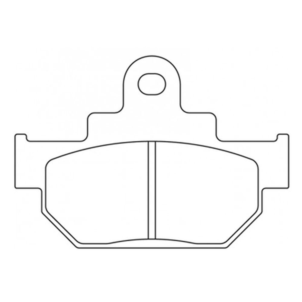SP 1034947 CL BRAKES Street Sintermetall Bremsbeläge - 2387S4 passend fuer SUZUKI VL 250 INTRUDER