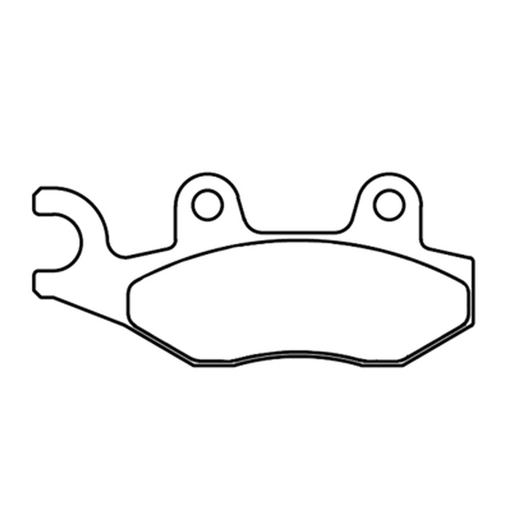 SP 1035167 CL BRAKES Scooter Sintermetall Bremsbeläge - 3078SC passend fuer PEUGEOT DJANGO 50 2T
