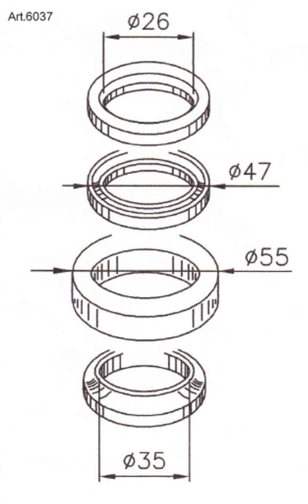 SP 1043368 BUZZETTI Lenkkopflagern passend fuer KYMCO SUPERDINK / DOWNTOWN 300