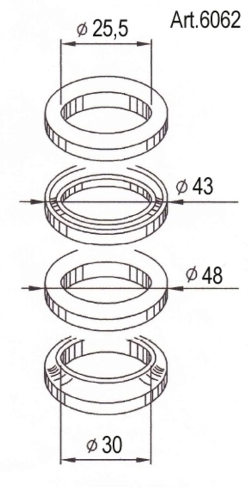 SP 1043374 BUZZETTI Lenkkopflagern passend fuer PEUGEOT KISBEE 50 4T
