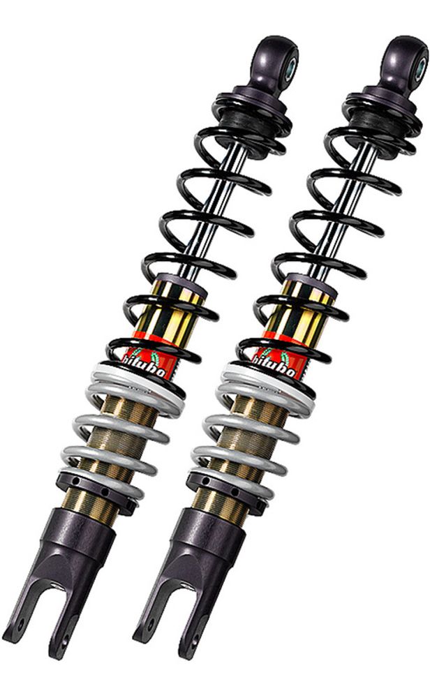 SP 1043613 BITUBO YGB02 Doppelstoßdämpfer hinten - schwarz passend fuer PIAGGIO BEVERLY 350