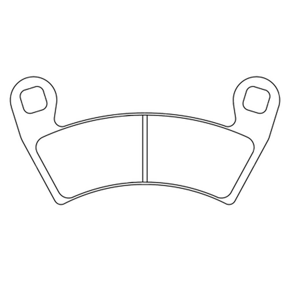 SP 1048275 CL BRAKES ATV Sintermetall Bremsbeläge - 1229ATV1 passend fuer POLARIS RANGER 500