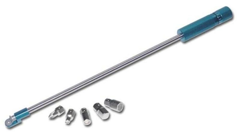 SP 1051797 BIHR Winkelschraubendreher 90° für Vergaser + 5 Einsätze Länge 445 mm passend fuer