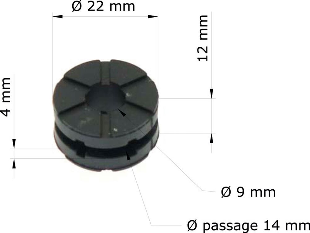 SP 1052783 Silent Bloc Tourmax Honda CBF 1000 passend fuer HONDA VT 1100 C