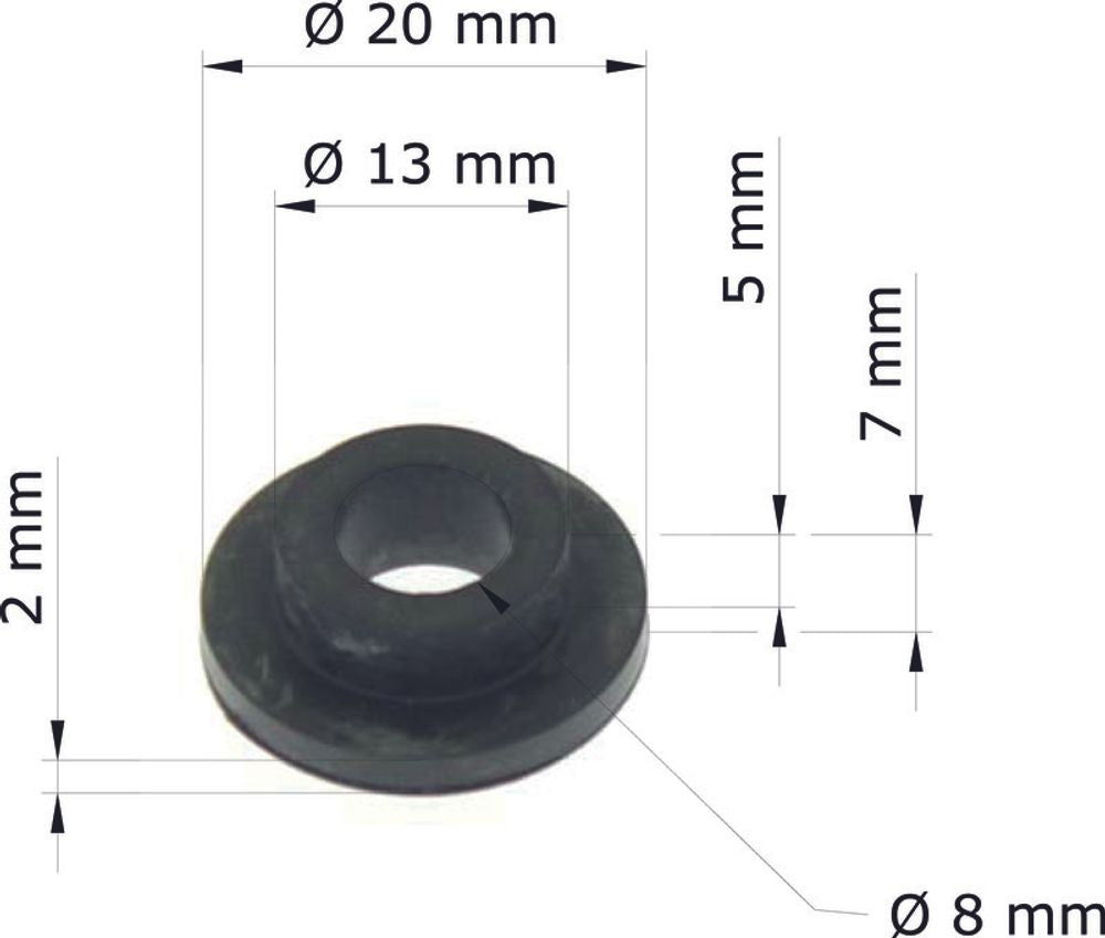 SP 1052785 Silent Bloc Tourmax Honda XR650L passend fuer HONDA TRX 680 FOURTRAX RINCON