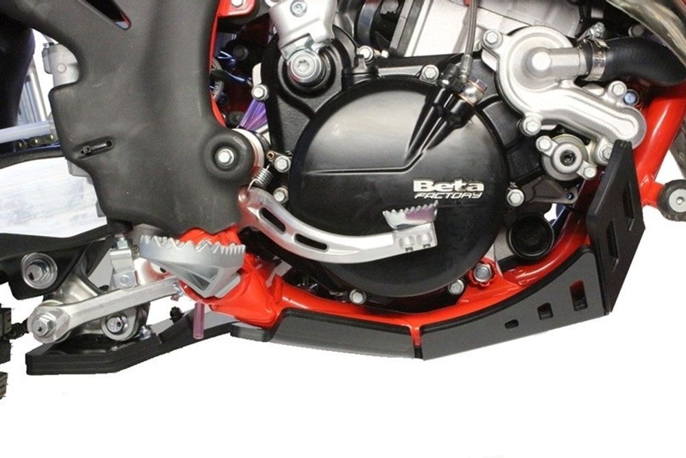 SP 1053180 AXP Enduro Unterfahrschutz - HDPE 6 mm Beta RR125 passend fuer BETA RR 125 2T ENDURO Schwarz