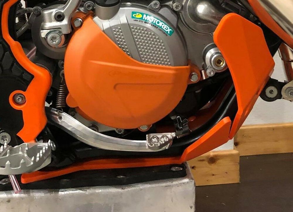SP 1053189 AXP Enduro Unterfahrschutz - HDPE 6 mm KTM passend fuer KTM 150 EXC Orange