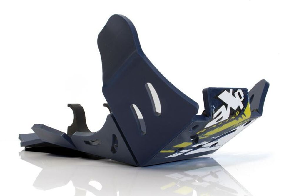 SP 1053249 AXP Enduro Xtrem Unterfahrschutz - HDPE 8 mm Husqvarna FE250/350 passend fuer HUSQVARNA FE 250 Blau