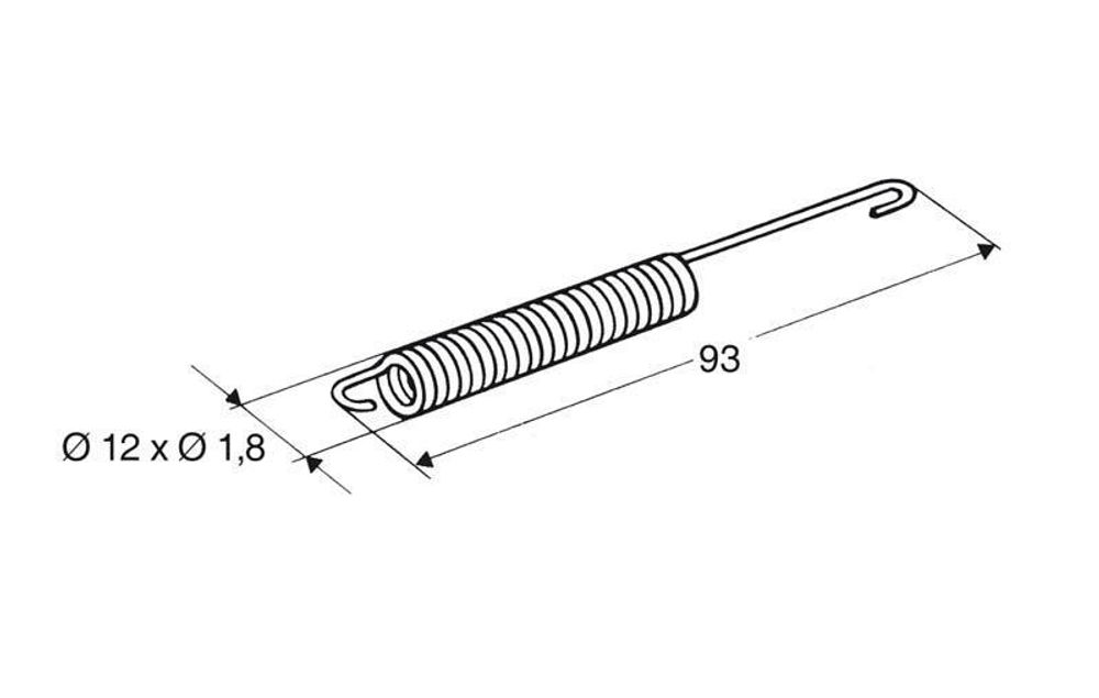 SP 1053477 BUZZETTI Mittelständer passend fuer PEUGEOT JET FORCE 50 2T