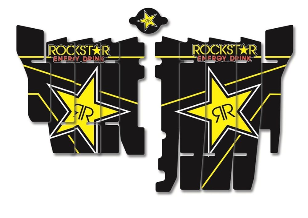 SP 1054041 BLACKBIRD Rockstar Energy Deko-Kit Kühlerverkleidung Honda CRF250R passend fuer HONDA CRF 250 R