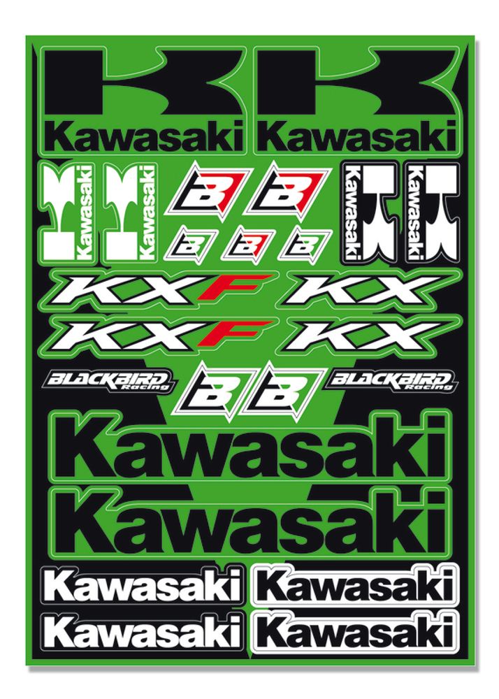 SP 1054592 AUFKLEBER-KIT (GRAPHIC 2007) FÜR KX/KXF passend fuer KAWASAKI KX 80