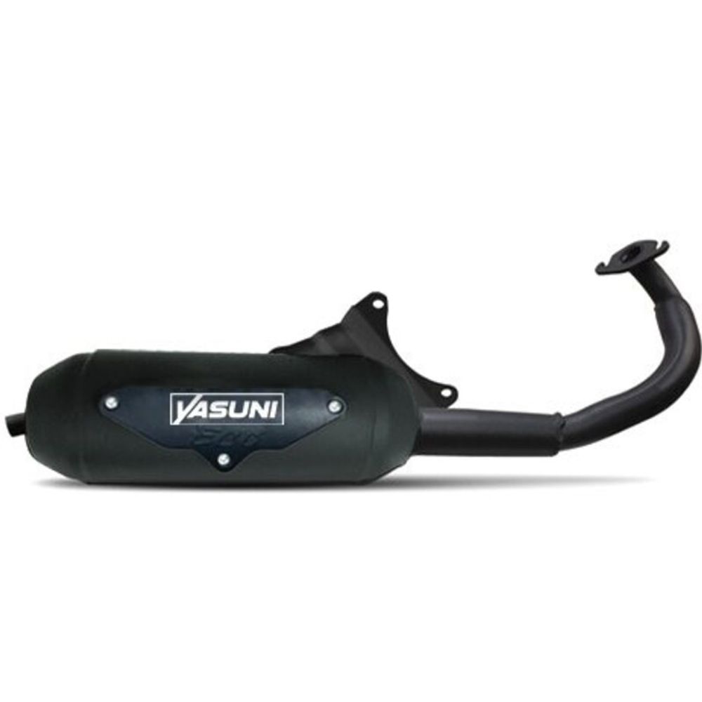SP 1056906 YASUNI Eco Komplett Auspuff - Edelstahl Schwarz passend fuer PEUGEOT BUXY 50 2T