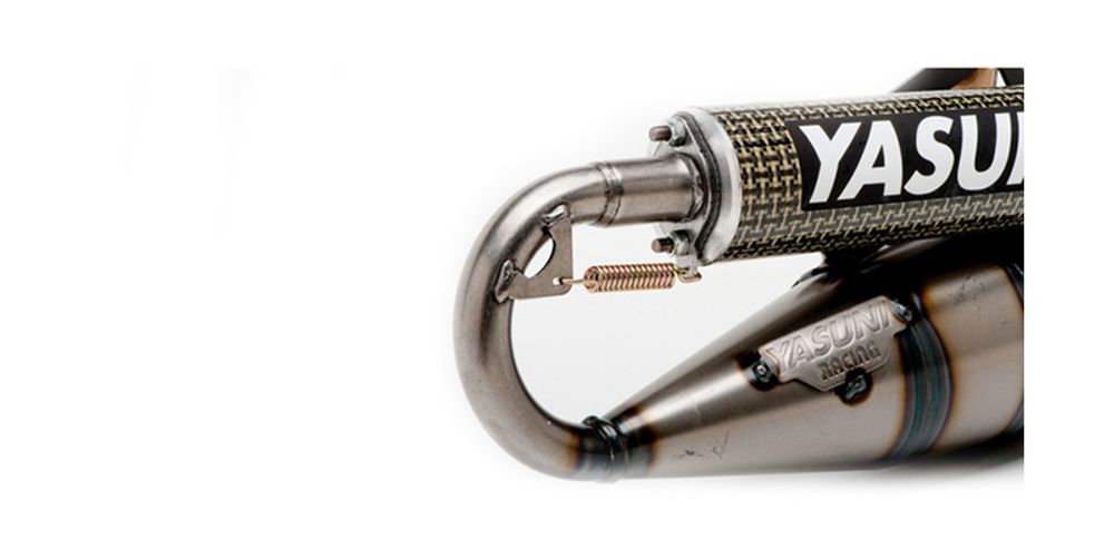 SP 1056920 YASUNI Scooter R Komplett Auspuff - Aluminium passend fuer GILERA RUNNER 50