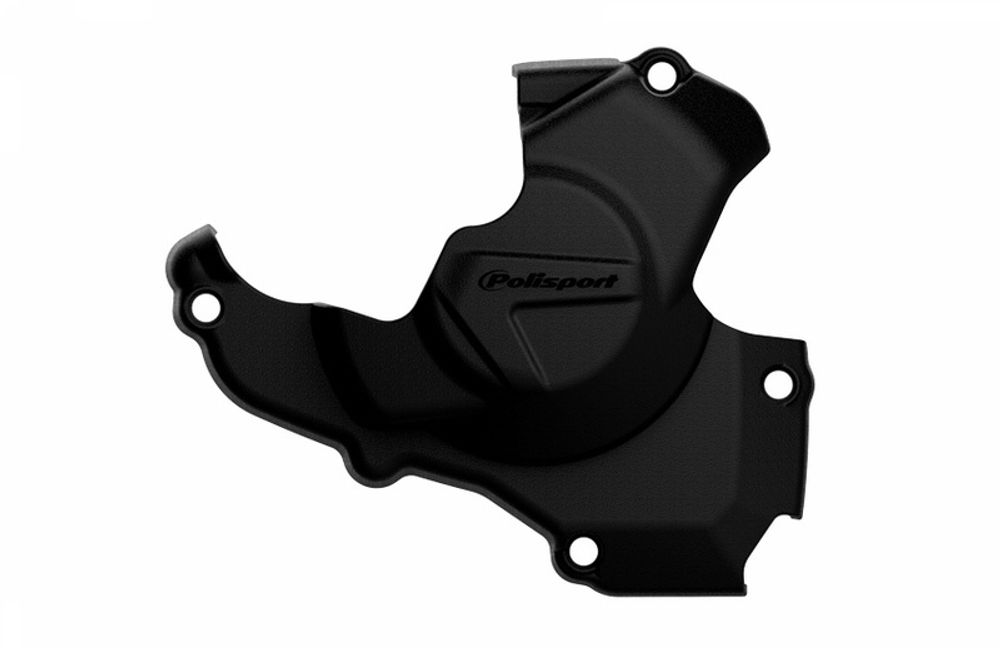 SP 1057543 POLISPORT Zündungsgehäusedeckel-Schutz schwarz Kawasaki KX250F passend fuer KAWASAKI KX 250 F Schwarz &
