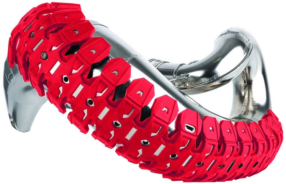 SP 1061376 POLISPORT Armadillo Auspuff-Protektor rot passend fuer TM RACING MX 300 Rot