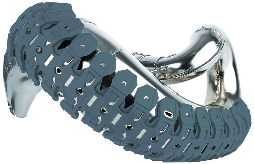 SP 1061377 POLISPORT Armadillo Auspuff-Protektor Nardo-grau passend fuer TM RACING EN 144 Grau