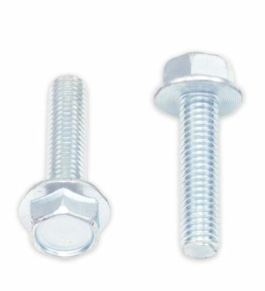 SP 1061393 BOLT Sechskantkopf-Flanschschrauben M6x1x25mm Schlüsselweite 10mm 10Stück passend fuer Silber
