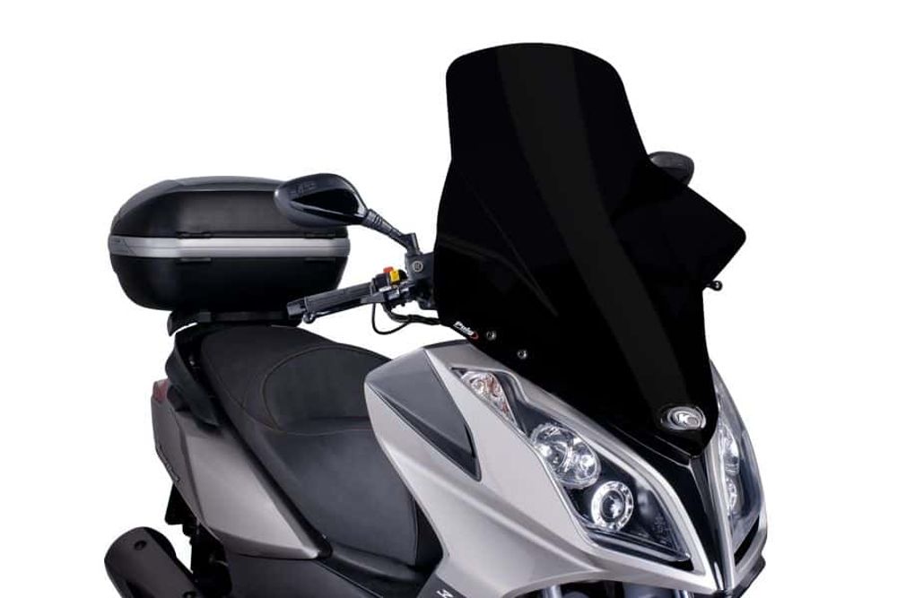 PUIG 6790N Windschutzscheibe V-Tech Line Touring passend fuer KYMCO X-TOWN 300 Schwarz