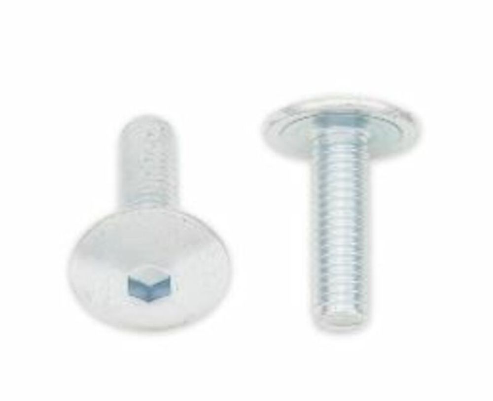SP 1061453 BOLT Flachrundkopf-Linsenkopfschraube M6x1x20mm 10Stück passend fuer Silber