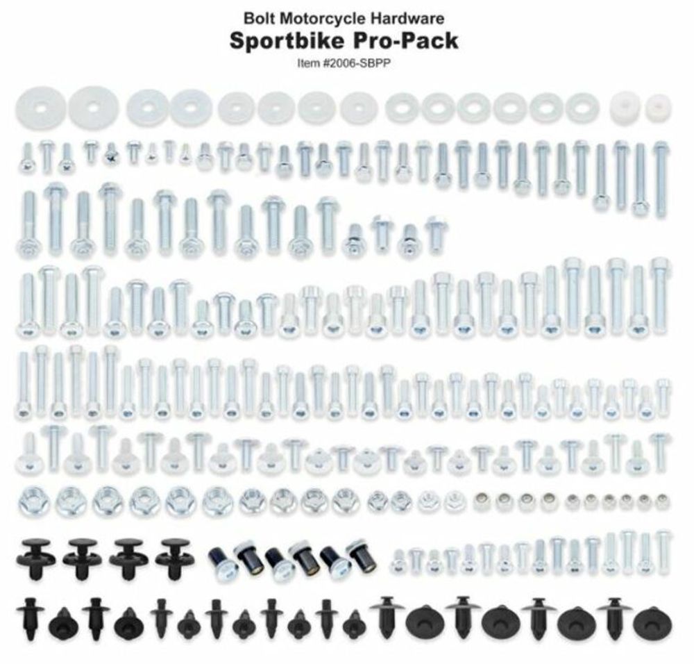 SP 1061464 PRO-BOLT Set Sportbike für Honda/Kawasaki/Suzuki/Yamaha passend fuer