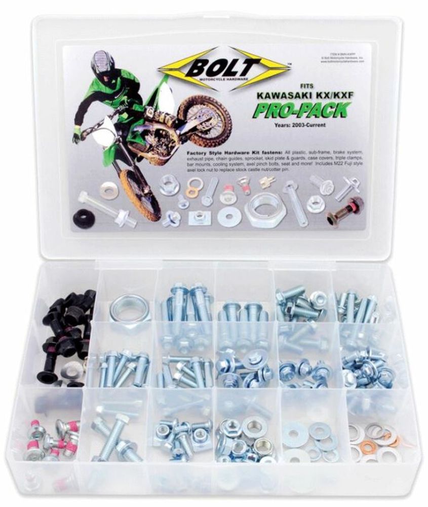 SP 1061547 PRO-BOLT Set Kawasaki KX/KX-F 125 bis 450 passend fuer KAWASAKI KX 450