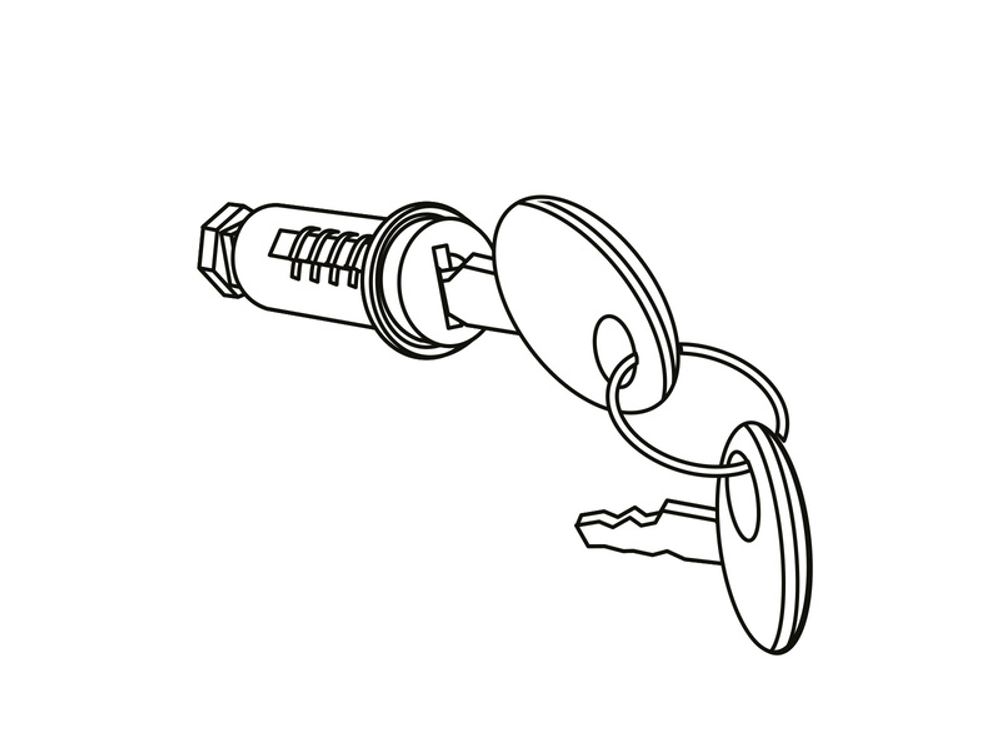 SP 1062176 SHAD SH48/49/50/58X/59X Ersatzschloss passend fuer