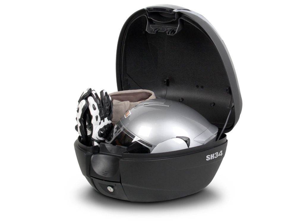 SP 1062199 SHAD SH34 Topcase Carbon 3kg 34L passend fuer PIAGGIO NRG 50 Carbon