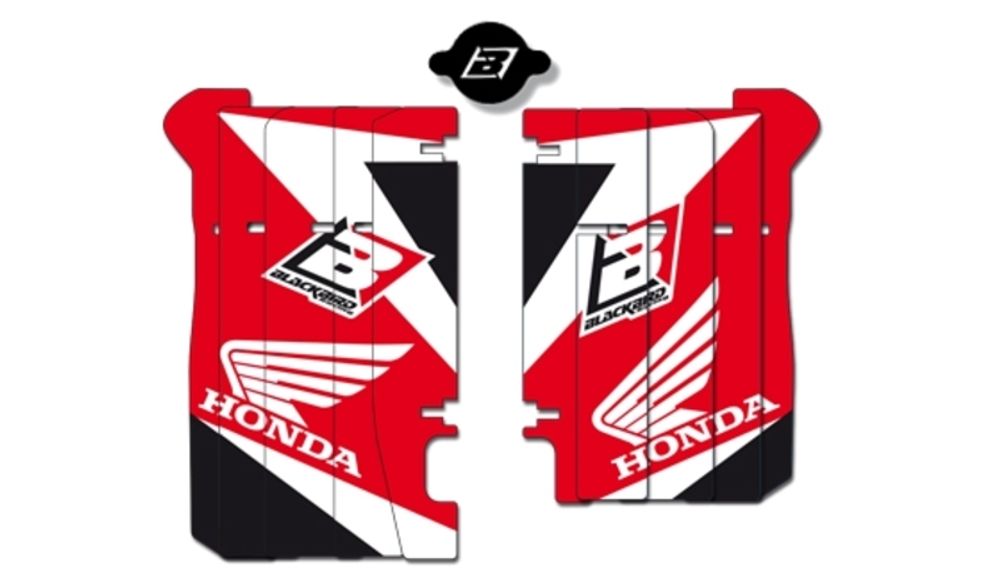 SP 1062957 KÜHLERSCHUTZ-DEKO-KITS FÜR HONDA passend fuer HONDA CRF 450 R Rot